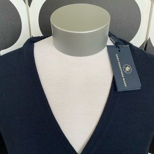 Hart Schaffner Marx wool cardigan vest